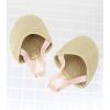 imageDaydance Women Girls Rhythmic Gymnastic Shoes Microfiber Lyrical Half Toe ShoesTan