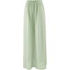 imageDaydance Women Palazzo Pants Loose 2 Layers Side Slit Loungewear for Dance Ballet YogaGreen2 Layers
