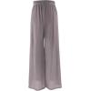 imageDaydance Women Palazzo Pants Loose 2 Layers Side Slit Loungewear for Dance Ballet YogaGrey2 Layers