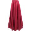 imageDaydance Womens Ballet Skirts Long Sheer Dance Skirts Black with Tie WaistBurgundyelastic Waist