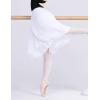imageDaydance Womens Ballet Skirts Long Sheer Dance Skirts Black with Tie WaistWhitewhite58cm