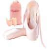 imageDaydance Ballet Pointe Shoes Girls Women Ribbon Ballerina Shoes with Toe PadsPink