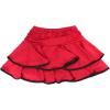 imageDaydance Girls Dance Skirt Latin Ballroom Samba Tango Practice Dress with Boy ShortsRedblack
