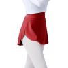 imageDaydance Girls Women Pull On Ballet Skirt Elastic Mini Skirt for DancingBurgundy