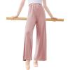 imageDaydance Modal Teen Girls Women Palazzo Pants for Dance Wide Leg Loungewear for Ballet Work Out YogaPink