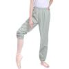 imageDaydance Teen Girls Women Ballet Ripstop Pants Lightweight Intensity Nylon Perspiration Trousers for DanceGreen