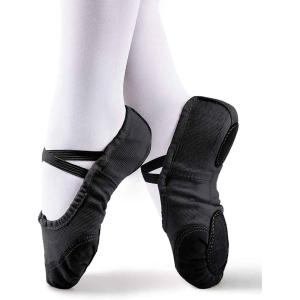 imageDaydance Ballet Slippers Soft Split Sole Dance Shoes Toddler Kids Boys Girls AdultBlack