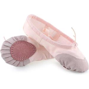imageDaydance Ballet Slippers Soft Split Sole Dance Shoes Toddler Kids Boys Girls AdultLight Pink