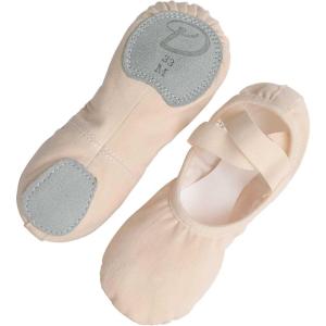 imageDaydance Beige Elastic Canvas Ballet ShoesSlippers for Women GirlsPink
