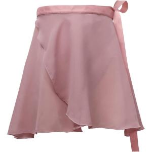 imageDaydance Black Girls Women Ballet Wrap Skirts Sheer Chiffon Dance Over Scarf for LeotardsLight Brown
