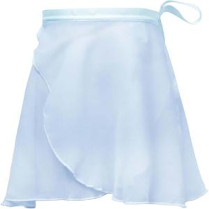 imageDaydance Black Girls Women Ballet Wrap Skirts Sheer Chiffon Dance Over Scarf for LeotardsSky Blue