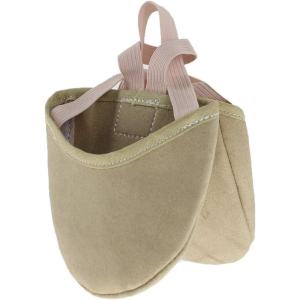 imageDaydance Women Girls Rhythmic Gymnastic Shoes Microfiber Lyrical Half Toe ShoesTan