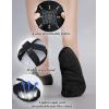imageCloud Soft 4 Way Stretch Canvas Ballet Shoes Split Sole Dance Slippers for Toddler Girls Little Big Kids TrainingD813black