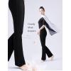 imageDaydance Black Bootcut Jazz Dance Pants for Women Comfy Sweatpants for Workout Exercise YogaBlack Flare Leggings