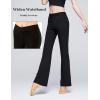imageDaydance Black Bootcut Jazz Dance Pants for Women Comfy Sweatpants for Workout Exercise YogaBlack Flare Leggings