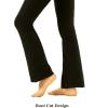 imageDaydance Black Bootcut Jazz Dance Pants for Women Comfy Sweatpants for Workout Exercise YogaBlack Flare Leggings