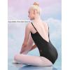 imageDaydance Camisole Teens Women Dance Leotards for Ballet Gymnastic Swim YogaBlack
