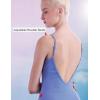 imageDaydance Camisole Teens Women Dance Leotards for Ballet Gymnastic Swim YogaLight Blue