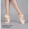 imageDaydance Cloud Soft 4 Way Elastic Women Ballet Shoes Women Ballet Slippers for Dance GymnasticsLight Pink