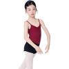 imageDaydance Girls Ballet Leotard Camisole Girls Dance Leotard with Adjustable Straps for Ballet GymnasticsBurgundy