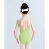 imageDaydance Girls Ballet Leotard Camisole Girls Dance Leotard with Adjustable Straps for Ballet GymnasticsGreen