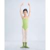 imageDaydance Girls Ballet Leotard Camisole Girls Dance Leotard with Adjustable Straps for Ballet GymnasticsGreen