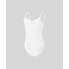 imageDaydance Girls Ballet Leotard Camisole Girls Dance Leotard with Adjustable Straps for Ballet GymnasticsWhite