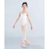 imageDaydance Girls Ballet Leotard Camisole Girls Dance Leotard with Adjustable Straps for Ballet GymnasticsWhite