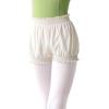 imageDaydance Girls Pumpkim Shorts for Dance Ballet Athletic Silk Casual Bloomers Bud PantsWhite Pumpkim Shorts