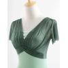 imageDaydance Green Dance Leotards for Women Teen Girls Lyrical Ballet Bodysuit with Adjustable StrapsGreen 2