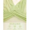 imageDaydance Green Dance Leotards for Women Teen Girls Lyrical Ballet Bodysuit with Adjustable StrapsGreen 3