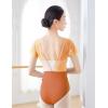 imageDaydance Green Dance Leotards for Women Teen Girls Lyrical Ballet Bodysuit with Adjustable StrapsOrange