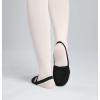 imageDaydance Half Soles Dance Shoes Canvas Lyrical Ballet Shoes for GirlsWomenBlack