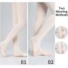 imageDaydance Half Soles Dance Shoes Canvas Lyrical Ballet Shoes for GirlsWomenLight Pink