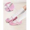 imageDaydance Kids Toddler Girls Dress Shoes Pumps Low Heels Sparkling Flower Mary Jane Footwear for Party Prom Wedding BirthdayPrincess Pink