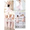 imageDaydance Lined Spandex Girls Dance Leotards with Removable Ballet Skirts Dance Tights 3 in 1 SetBallet Pink Vest Lining Set