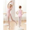 imageDaydance Lined Spandex Vest Girls Leotards for Ballet Dance Gymnastics SwimBallet Pinkvest Lining