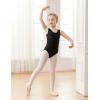 imageDaydance Lined Spandex Vest Girls Leotards for Ballet Dance Gymnastics SwimBlackvest Lining