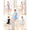 imageDaydance Lined Spandex Vest Girls Leotards for Ballet Dance Gymnastics SwimBluelining