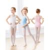 imageDaydance Lined Spandex Vest Girls Leotards for Ballet Dance Gymnastics SwimBluevest Lining