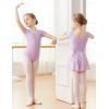 imageDaydance Lined Spandex Vest Girls Leotards for Ballet Dance Gymnastics SwimLilaclining