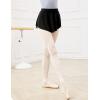 imageDaydance Mesh Pull On Ballet Skirt Elastic Point Dance Skirt for Teen Girls 1214 Years WomenBlackmesh