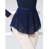 imageDaydance Mesh Pull On Ballet Skirt Elastic Point Dance Skirt for Teen Girls 1214 Years WomenNavy Bluemesh