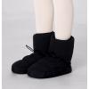 imageDaydance Teen Girls Women Ballet Warm up Booties Dance Shoes with Adjustable DrawstringBlack