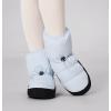 imageDaydance Teen Girls Women Ballet Warm up Booties Dance Shoes with Adjustable DrawstringBlue