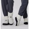 imageDaydance Teen Girls Women Ballet Warm up Booties Dance Shoes with Adjustable DrawstringGrey