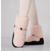 imageDaydance Teen Girls Women Ballet Warm up Booties Dance Shoes with Adjustable DrawstringLight Pink