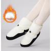 imageDaydance Teen Girls Women Ballet Warm up Booties Dance Shoes with Adjustable DrawstringWhite