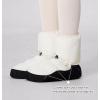 imageDaydance Teen Girls Women Ballet Warm up Booties Dance Shoes with Adjustable DrawstringWhite