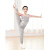 imageDaydance Teens Girls Ripstop Bib Pants for Ballet Gymnastic Dance Warm up TrousersGrey